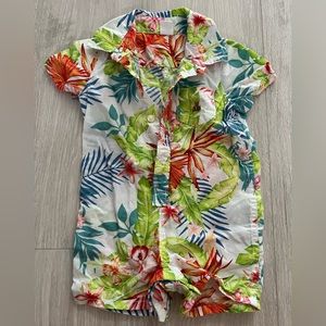 Baby Gap Hawaiian Printed Romper